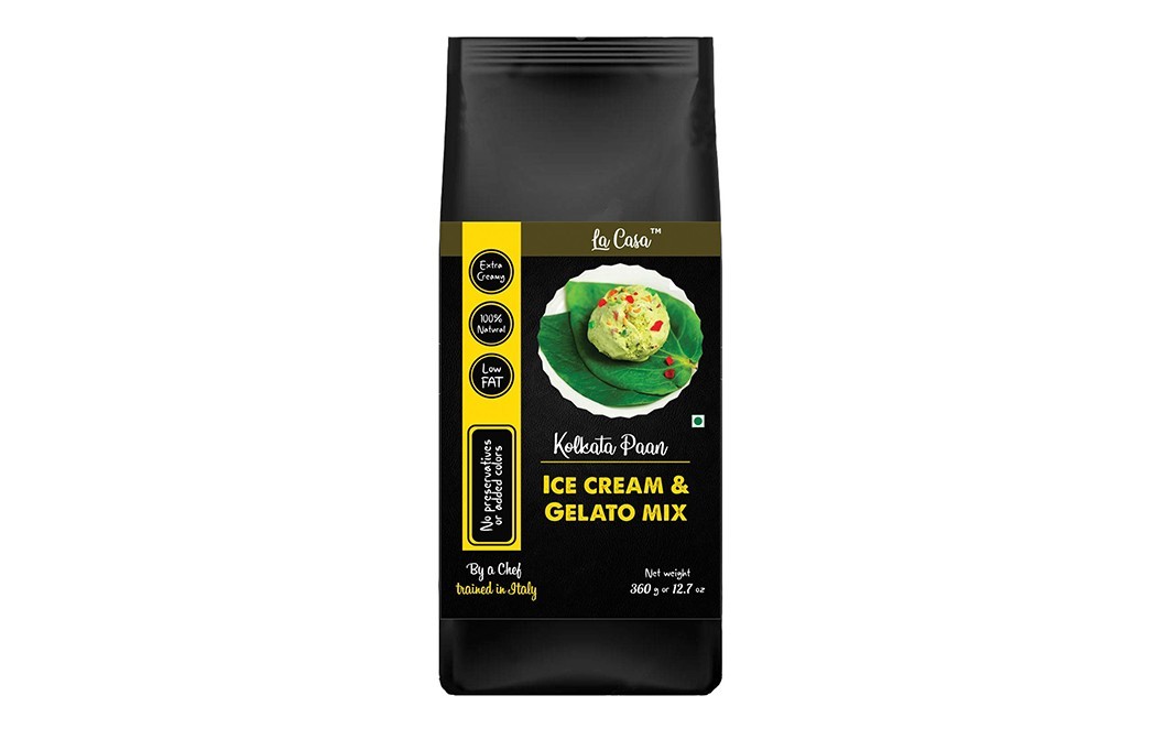 La Casa Kolkata Paan Ice Cream & Gelato Mix    Pack  300 grams